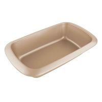 KITCHISIMO FORMA NA KOLÁČ KITCHISIMO 29X17X6.3 ZLATÁ UHL.OCEL