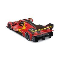 Bburago Bburago - RACING, FERRARI 499P LMH, 50 24H LE MANS CHAMPION 2024 HARD CASE, 1:18