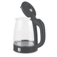 KELA Kryt na potraviny Como kovový černý 15 cm 35 cm průměr KL-11418