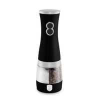BERLINGERHAUS Mlýnek na pepř a sůl elektrický dvojitý Matte Black Collection LP-BH-260
