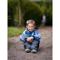 Unuo Dětská softshellová bunda s fleecem Basic, Růžová, Jednorožci