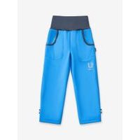 Dětské softshellové kalhoty s fleecem Basic, Modrá