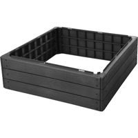 PROGARDEN Vyvýšený záhon 75 x 75 cm antracit KO-Y89300540