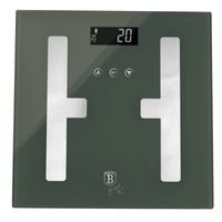 BERLINGERHAUS Osobní váha s měřením tuku, svalů a vody 180 kg Matte Green Collection BH-9759
