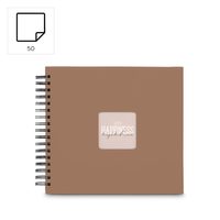 Hama album klasické spirálové FINE ART 18,5x15 cm, 30 stran, nová černá, bílé listy