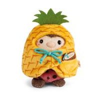 NICI NICI plyš MyMochi Beruška Dozz 8 cm v kostýmu ananas s kokosem,set dárkové bal.