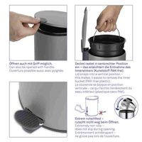 BERLINGERHAUS Bezdotykový odpadkový koš se senzorem 58 l Matte Black Collection BH-9526