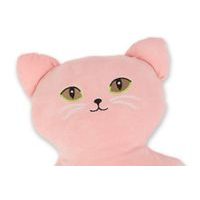 KOČKA VELKÉ OČI růžová 35 cm