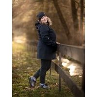 Unuo Dámský softshellový kabát s fleecem Street, Černá, Kytky