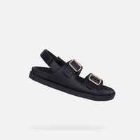 Černé dívčí sandály Geox Foammentera