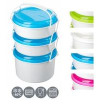 jídlonosič 3D (2x1,0l+1,9l) KOMBI, 3barvy, (i do MV trouby)