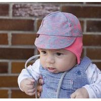 Jarní/podzimní kojenecká bavlněná čepice s potiskem příšerky 30046233