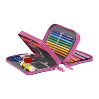 Penál 3 p. prázdný UNICOLOR Violet