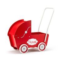 Dřevěný kočárek