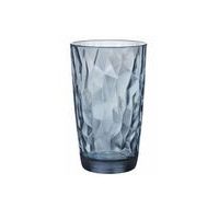 sklen. 470ml, 1ks, DIAMOND modrá, Bormioli