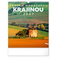 NOTIQUE Nástěnný kalendář Toulky moravskou krajinou 2027, 30 x 34 cm