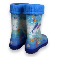 Dětské zateplené holínky Bundgaard Sailor High Warm Navy