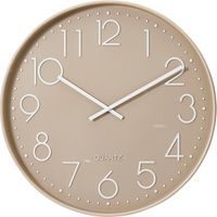 SEGNALE Nástěnné hodiny 50 cm barva taupe KO-837362520