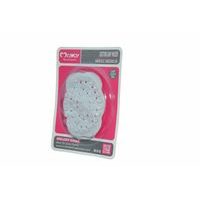 mýdlenka OVÁL 10x7,5x1cm s přísavkami, plast