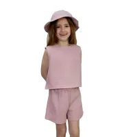 ESITO | Dívčí mušelínový set Lucka Powder pink - pudrová / 74