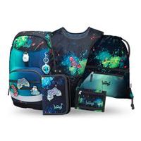 BAAGL SET 5 Airy Plus Chill: batoh, penál, sáček, zástěra, peněženka