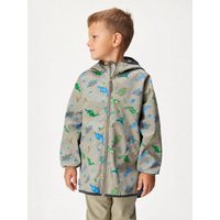 Dětská softshellová bunda s fleecem Basic, Khaki, Dino