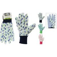 rukavice 1 pár, PES+PVC, OVOCE-3druhy, zahradní