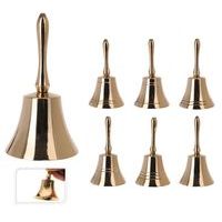 zvonek 11cm, zlatý, kov