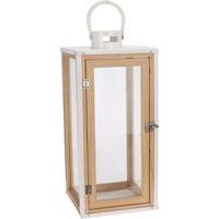 lucerna 41,5x20cm, větší, přír.dřevo/kov