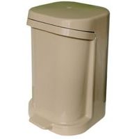 koš odp.25l nášlapný celobéžový 26x26x43cm *PO 1.7.