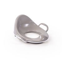 DOLU Protiskluzové sedátko na WC s vysokým opěradlem, šedá, 17x38x34 cm