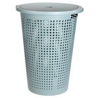 EXCELLENT HOUSEWARE Koš na prádlo s víkem 35 l 40 x 52 cm zelený KO-Y54231170zele