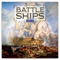Poznámkový kalendář Bitevní lodě 2023, 30 × 30 cm Baagl