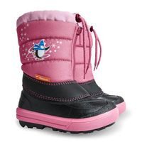 Dětské zimní sněhulky DEMAR-KENNY - růžová tučňák
