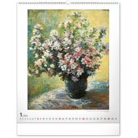 Nástěnný kalendář Claude Monet 2023, 48 × 56 cm Baagl