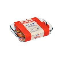 Pyrex SADA PEKÁČŮ PYREX 2KS, 2,7L+2,2L, SKLO_hamashop