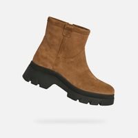 Světle hnědá dámská kotníková obuv Geox Pluette
