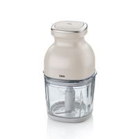 KELA Elektrický sekáček sklo krém 0,8l 12,5x12x22,5cm KL-10131