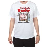 Lustiges T-Shirt: Professioneller Saufer! Die Verzierung von privaten suffpartys.