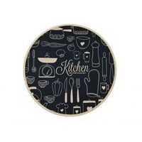 prostírání d38cm, hnědé KITCHEN, TR-MD033, proplétané