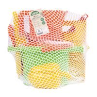 Pískový set, 7-dílný, hrábě + lopatka