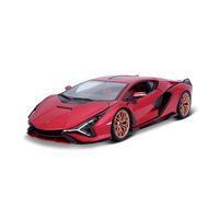 Bburago Bburago Plus - Auta HOBBY, Plus - Lamborghini Sián FKP 37, červená, 1:18