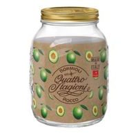 sklen.zavař.3000ml QUATTRO ST. d16,0x21.82cm, víčko kov. 110mm