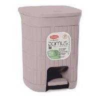 koš odp. 6l pedál.šedý DOMUS, 20,5x20,5x28cm, plast