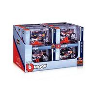 Bburago 1:18 Red Bull KTM Motorcycle (2 x 12 DISPLAY) 24ks ASST