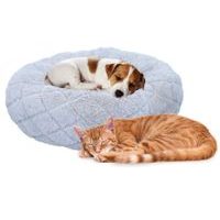 PET COMFORT Pelíšek pro psa i kočku měkký 46 cm šedá ED-247332