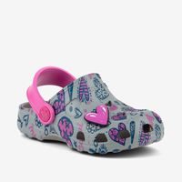 Coqui dětské sandály LITTLE FROG 8701 grey/fuchsia love + amulet