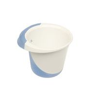 mísa 1,5l šlehací DE LUXE, sever.modrá/bílá, plast