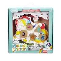 Little Tikes Wooden Critters Dřevěné puzzle s čísly, 3 druhy