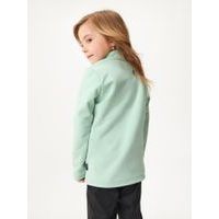 Unuo Dětská fleecová bunda Teddy, Bílá